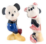 MICKEY & MINNIE MOUSE SHAW FIGURINE PAIR.