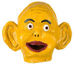 THE YELLOW KID PAPIER MACHÈ HEAD.