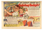 ORPHAN ANNIE/"CAPTAIN SPARKS AIRPLANE PILOT TRAINING COCKPIT/FLYING INSTRUCTION BOOK" PREMIUM W/AD.