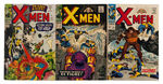 "THE X-MEN" SILVER AGE LOT OF SIX ISSUES.