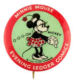 "MINNIE MOUSE EVENING LEDGER COMICS."