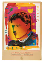 CLINTON 1993 INAUGURAL POSTER BY PETER MAX.