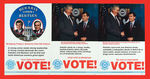 DUKAKIS 1988 UAW UNION POSTERS INCLUDING JUGATE.