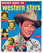 “WHO’S WHO IN WESTERN STARS” FOUR ISSUE MAGAZINE SET/MOVIE LIFE-ALL W/GREAT ROY COVERS.