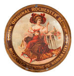 "ROCHESTER/EDELWEISS" BEER TRAY PAIR.