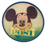 RARE MICKEY FLASHER PROMOTES 1956 DIANE DISNEY ARTICLE IN SATURDAY EVENING POST.