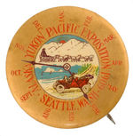 "ALASKA YUKON PACIFIC EXPOSITION" RARE CLOCK FACE.