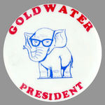 GOLDWATER PRESIDENT EYEGLASSES ELEPHANT.