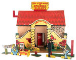 DICK TRACY "THE HOME OF SPARKLE PLENTY" RARE DOLL HOUSE.