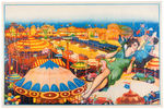 "BILL LYNCH SHOWS" STOCK CARNIVAL/FAIR POSTER PAIR.