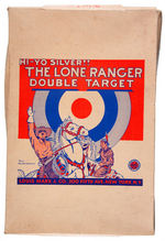 "HI-HO SILVER!! THE LONE RANGER" MARX DOUBLE TARGET W/BOX.