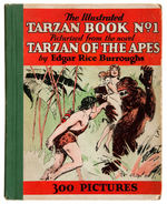 "THE ILLUSTRATED TARZAN BOOK NO.1" FIRST EDITION HARDCOVER.