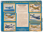 "FLYING FORTRESS" WWII ERA PLASTER PLAQUE & MODEL PICTURE KIT.