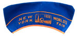 NEW YORK WORLD'S FAIR 1939 BEANIES/SAILOR'S CAPS.