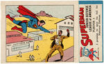 “SUPERMAN” PREMIUM BREAD CARD #19 COMPLETE WITH STAMP.