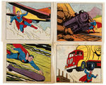 “SUPERMAN” PREMIUM BREAD CARD LOT OF FOUR.