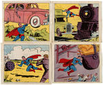 “SUPERMAN” PREMIUM BREAD CARD LOT OF FOUR.