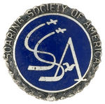 "SOARING SOCIETY OF AMERICA" EARLY MEMBERSHIP EMBLEM.