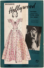 "GONE WITH THE WIND" DRESS PATTERN SIGN.