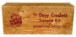 "THE DAVY CROCKETT SALESMANS  SAMPLE KIT OF ADVERTISING SPECIALTIES."