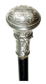 "BAT MASTERSON" TWIRLING CANE.