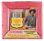 "GUNSMOKE" COLORING SETS.