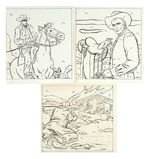 "GUNSMOKE" COLORING SETS.