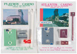 ATLANTIC CITY CLOSED CASINOS EPHEMERA LOT.