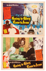 "GOING TO GLORY/COME TO JESUS" ALL BLACK CAST LOBBY CARD SET.