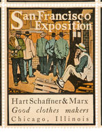 "HART SCHAFFNER & MARX GOOD CLOTHES MAKERS" POSTER STAMP LOT.