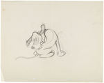 MICKEY MOUSE "THE PICNIC" ORIGINAL PRODUCTION DRAWING TRIO.