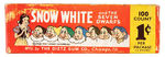 "SNOW WHITE AND THE SEVEN DWARFS CHEWING GUM" COUNTERTOP DISPLAY BOX.