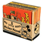 “MICKEY MOUSE 6 WEE LITTLE BOOKS” BOXED SET.