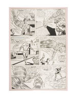 "STRANGE TALES" #117, PAGE 2 ORIGINAL ART FEATURING THE HUMAN TORCH.