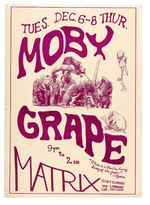 MOBY GRAPE RARE CONCERT POSTER.