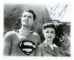 KIRK ALYN/NOEL NEILL/PHYLLIS COATES SUPERMAN AUTOGRAPHED PHOTO TRIO.