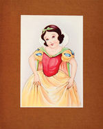 "WALT DISNEY'S SKETCH BOOK OF SNOW WHITE AND THE SEVEN DWARFS" EXCEPTIONAL HARDCOVER.