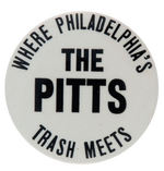 BUTTON TRIO PROMOTING 1970s GAY BARS IN PHILADELPHIA & NYC.