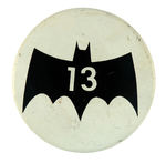 PROBABLE TV STATION BATMAN CLUB LITHO BUTTON.