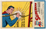 “SUPERMAN” PREMIUM BREAD CARD #9 COMPLETE WITH STAMP.