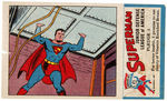 “SUPERMAN” PREMIUM BREAD CARD #10 COMPLETE WITH STAMP.