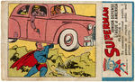 “SUPERMAN” PREMIUM BREAD CARD #20 COMPLETE WITH STAMP.