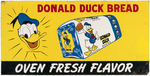 "DONALD DUCK BREAD" EMBOSSED TIN SIGN.