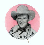 "ROY ROGERS" RARE  COLOR VARIETY 1950s BUTTON.