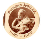 SUPERB SEPIA REAL PHOTO  FOR QUEEN VICTORIA'S "DIAMOND JUBILEE 1837-1897" FROM POTTER COLLECTION.