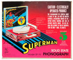 "SUPERMAN" SOLID STATE PHONOGRAPH IN BOX.