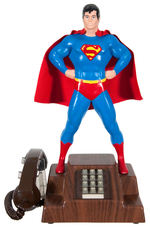 SUPERMAN LARGE FIGURAL PUSH BUTTON TELEPHONE.