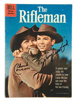 "THE RIFLEMAN" CAST-SIGNED COMIC BOOK.