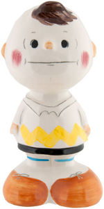 CHARLIE BROWN FIGURAL BANK.