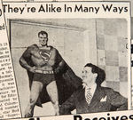 "SUPERMAN RADIO SHOW" 1947 PROMOTIONAL FOLDER.